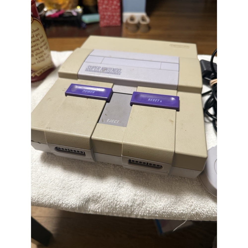 Super‎ Nintendo SNES Console Bundle With Controller , No Video Cable - Picture 2 of 6